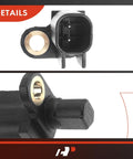 Pair Of Heavy Duty Rear Abs Wheel Speed Sensors For Ford Escape Focus Cmax Mazda 3 5 And Lincoln Mkc With Straight Plug And Play Swap And Built Tough Reliability For Zero Sweat Repairs, detailed view of sensor.