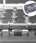 Check Out This 3 Piece Black L075 Jaws Coupler Set With Rubber Spider Inserts Perfect Buffer For CNC Lathe And Motor Pump Connections Easy Hook Up black L075 jaw coupling on shaft