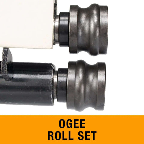 Ogee roll set for Manual Bead Roller For Metalworking, 7 Inch Throat, 22 Gauge Mild Steel, Six Pro Rolls