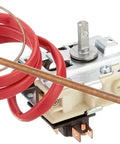 WB20K5027 Range Oven Thermostat Replacement Part for Electric Stoves, Precise Temperature Control, metal sensor and red coil