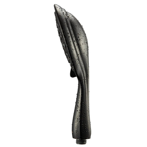 Side view of Handheld Shower Head 6 Inch Rainfall Face With High Pressure And 6 Spray Settings, oil rubbed bronze finish