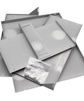 Metal pieces of the Tankless Gas Water Heater Pipe Cover Kit For ECO Series Models with screws for assembly