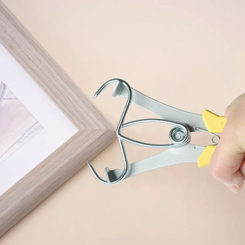 Miter Clamp Kit With 16 Clamps And Spring Pliers For Wood Trim Molding Picture Frames And Woodworking Projects, Easy Clamp Tip Opening, Pro Carpenter Favorite For Crown Molding Baseboards Doors And Window Casings