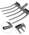Workhorse Garden Plowing Fork Replacement Head For Soil Loosening And Manure Turning Steel Multi Tooth Rake Head overview