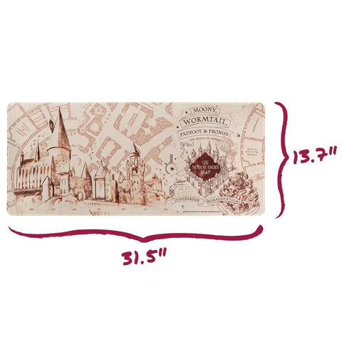 Harry Potter Marauder's Map Desk Mat XXL Gaming Desk Pad for Your Big Ol Home Office Setup, Waterproof Neoprene Surface