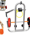 Portable Toilet Installation Lift Jack And Foldable Dolly for easy toilet moving, alignment and seals with back-saving ergonomic design. Compact frame suitable for hygienic use and no-fuss setup for quick bathroom installations.