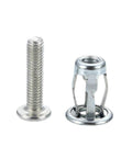 Heavy Duty 2 Pack Petal Rivet Expansion Plugs With Nut Jack Threaded Screw Anchors for lamp installation and picture hanging