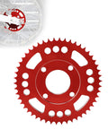 Beefed Up Rear Chain Sprocket For Hawk 250 428 50T CNC 7075 Aluminum Alloy Red Direct Fit Replacement Sprocket