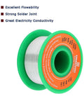 Lead Free Solder Wire 0.8mm 0.032in Fine Gauge 100g Rosin Core Flux For Electronics DIY Soldering Repair Tinker Friendly Sn99 Ag0.3 Cu0.7