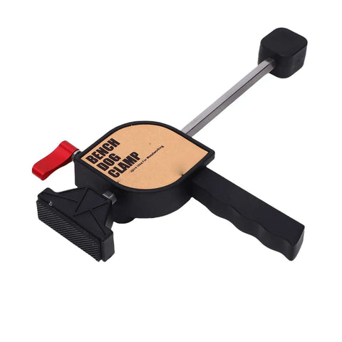 19mm Bench Dog Clamp Set With 24.4 Inch Aluminum Alloy Rails And Gear Locking No Fuss Three Clamping Force Settings For Woodworking