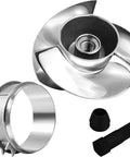 140mm Jet Ski Impeller 12 17 Pitch Three Blade Stainless Steel Propeller With Wear Ring Wrench And Seal Kit For Spark ACE 900 HO And Spark TRIXX 2014 New Models