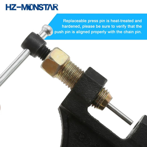 Chain Breaker Tool For 420 428 520 525 528 530 Chains Built For Dirt Bikes ATVs Quads Go Karts Scooters Motorcycles And Bicycles