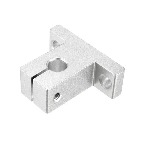 4 Pack SK25 Aluminum Linear Rod Rail Shaft Supports For 25mm Linear Motion Guides For CNC And 3D Printer, Smooth Alignment, High Precision, Easy Install, Corrosion Resistant, silver SK25 shaft support block