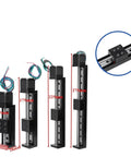 Heavy Duty Linear Actuator Stepper Motor With Precision Guide Rail For Cnc And 3D Printers, showing lengths of 125mm to 275mm.