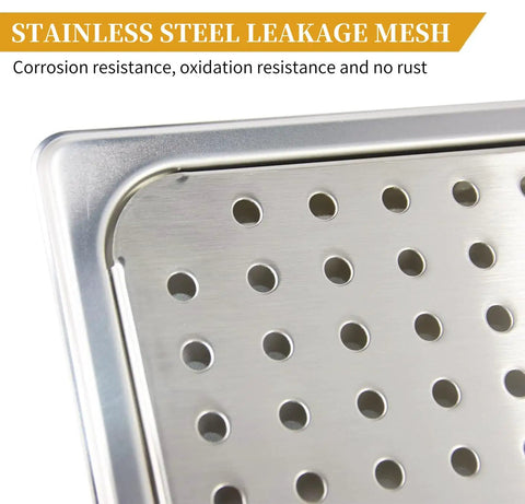 Close-up of stainless steel mesh from Automatic Pitcher Rinser and Bar Glass Rinser for Bar and Kitchen, Silver.