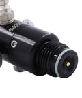 Close-up of the Durable Aluminum Paintball Regulator And Gauge For 4500 PSI Air Tanks with 5/8-18UNF Output 800 PSI