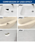Comparison of tub and fiberglass shower repair kit white 3.7oz for porcelain tile, sink, bathtub fixing cracks, chips, dents, holes.