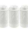 Three Pack In Ground Compost Bin 4x10 Inches PVC Composter Tumbler For Outdoor Garden And Yard Use Corrosion Resistant