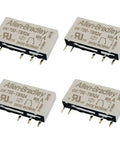 Four Pack 24VDC Relays, 6A, 5-Pin Plug And Play For Industrial Control Panels HVAC And Automation Systems, Heavy-Duty