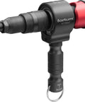 2-In-1 Rivet Attachment For Blind Rivets And Rivet Nuts With T-Handle shown in black and red