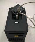 Versatile 380V Vector Frequency Converter VFD for 0.75KW to 7.5KW Three-Phase Motors, rear view, cables connected