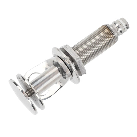 304 stainless steel retractable boat cleat deck-mount hardware with nut and flange