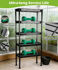 Five Tier Hydroponics Grow System With Plant Stand Ebb And Flow Seedbeds Siphoning Watering For Indoor And Greenhouse