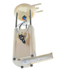 Go-To Electric Fuel Pump Assembly With Sending Unit For Chevy Express And GMC Savana 1997 To 2002 Fits 4.3L 5.0L 5.7L 6.5L 7.4L Vortec Engines With One Electrical Connector showing vertical view of unit and electrical connector