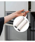 10 Pcs Stainless Steel Cabinet Latch Magnetic Door Catch Push Open Buffer Magnet Damper for Wardrobe installation example