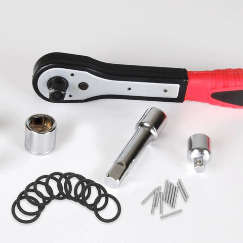Pro Impact Socket 22-34mm 10 Piece Set With Rubber Ring And Locking Pin Kit For Heavy Duty Jobs And Tough Bolts That Really Hold Up, ratchet and sockets