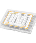 Stainless Steel Bolt Nut Washer Kit With Storage Box M2 M3 M4 M5 Assortment Set For DIY Projects Shockproof Durable Fasteners That Are Easy To Use And Keep Your Hardware Organized, clear plastic organizer box with assorted screws