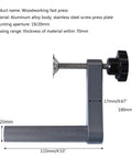 Goat Grade Bench Clamps Set For Woodworking Crews Adjustable Quick Release Dog Hole Tabletop Vise Grip with aluminum body