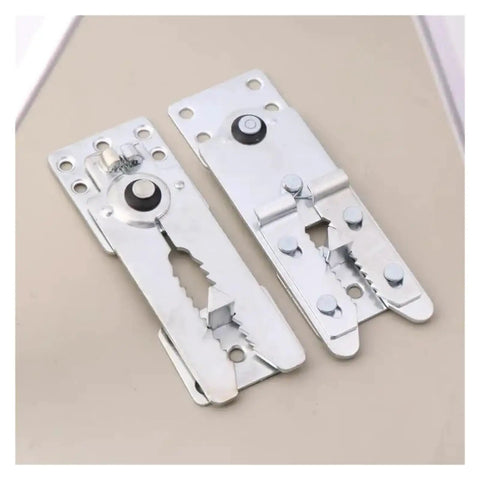 Sturdy Sofa Couch Sectional Connector Snap Metal Bracket Hinges For Furniture Assembly Easy DIY Setup Heavy Duty Fittings