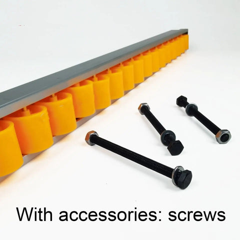 Heavy Duty Conveyor With Plastic Skate Wheels For Flow Rack Conveyor Use, aluminum rail and screws, great for warehouses