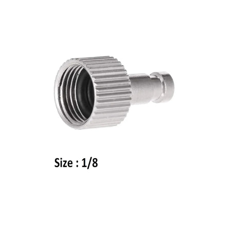 1/8 Inch Quick Release Airbrush Coupling Kit With 5 PCS Male Adapters And Female Connectors For Air Compressor And Air Hose