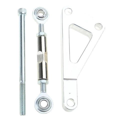 Beefy Industrial Grade Metal Alternator Bracket Kit With Upper And Lower Brackets For SBC350, Passenger Side Mount, Long Water Pump Compatible, Multicolor Finish, Durable Auto Spare Parts, metal brackets and hardware set