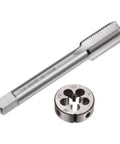 Tap And Die Set 1/2-20 UNF Left Hand Thread Tap And Die Kit For Nut, Screw, And Bolt Repair, Threading Tools With Round Die