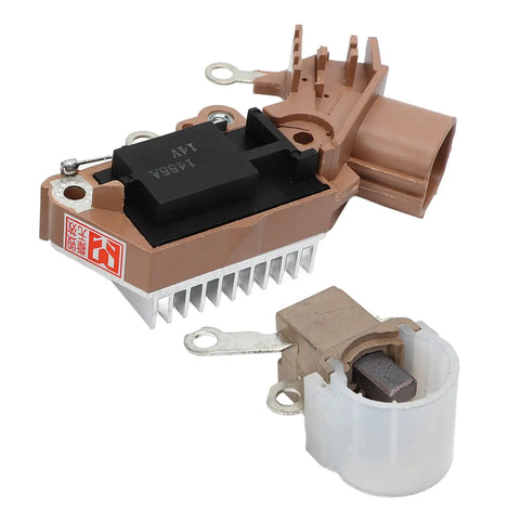 Top Notch Hella Durable Alternator Voltage Regulator And Brushes Rebuild Kit 2770075030 for 2006-2012 Toyota Yaris 1.5L, close-up view.