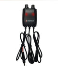 12V Portable Dual Zone Temp Controller For Heated Gear, Easy To Use Interface, Lets You Dial In Separate Heat Zones, Works With All Generations Of 12V Heated Clothing, Sleek Black