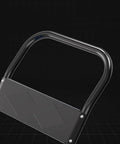 Foldable Flatbed Hand Cart With Beefy Metal And Plastic Deck, close-up of handle and deck