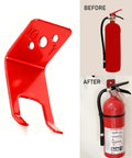 8 Pack Fire Extinguisher Mounts And Brackets For 10 Lb Units, Wall Hanger Holders, heavy-duty iron bracket installed with extinguisher