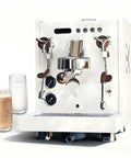 All In One Hot And Cold Milk Frother Steamer With 2850W Power 15 Bar Pressure And 58mm Group Head, featuring frother and iced coffee.