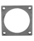 Heavy Duty Stainless Steel Threaded Mounting Plate With Precise M4 Screw Holes Rock Solid 39 X 39mm robotics fixing bracket front view