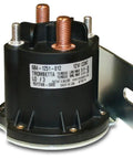 Heavy Duty 12V DC Contactor Straight Swap For Ford Lincoln Mercury, featuring durable black casing with copper terminals.