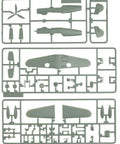 P 51B And Bf 109 G 6 1 72 Scale Aircraft Model Kit Twin Pack with plastic sprues and detailed parts for assembly.