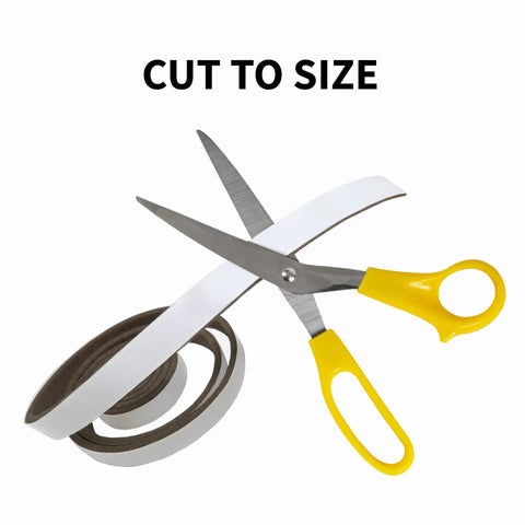Heavy Duty 1 Inch By 60 Inch Furniture Slider Felt Strips Roll With Self Adhesive Backing shown with scissors for cutting