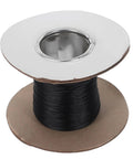 Flame Retardant Braided Cable Sleeve Expandable Mesh Wire Loom Cord Protector Flexible Power Cord Organizer on spool.