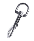 Heavy Duty Tetherball Swivel Snap Hook Eye Bolt Clip For Pole Mounts Durable Rope Attachment Hardware Quick Connect Tetherball Accessory Strong Gate Release Link Pro Grade Playground Sports Gear, nickel-plated steel swivel hook