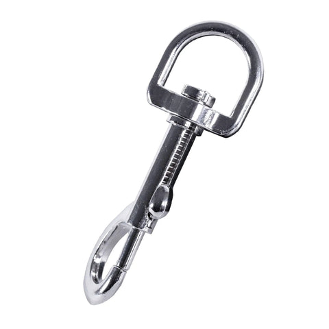 Heavy Duty Tetherball Swivel Snap Hook Eye Bolt Clip For Pole Mounts Durable Rope Attachment Hardware Quick Connect Tetherball Accessory Strong Gate Release Link Pro Grade Playground Sports Gear, nickel-plated steel swivel hook
