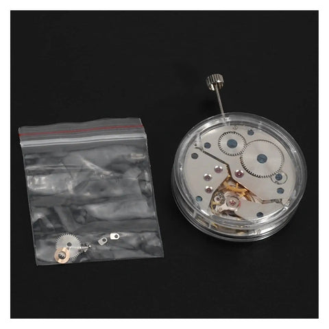 Manual Mechanical Watch Movement Replacement 17 Jewel, Compatible With ST3620 6498 Movements, in packaging with small parts